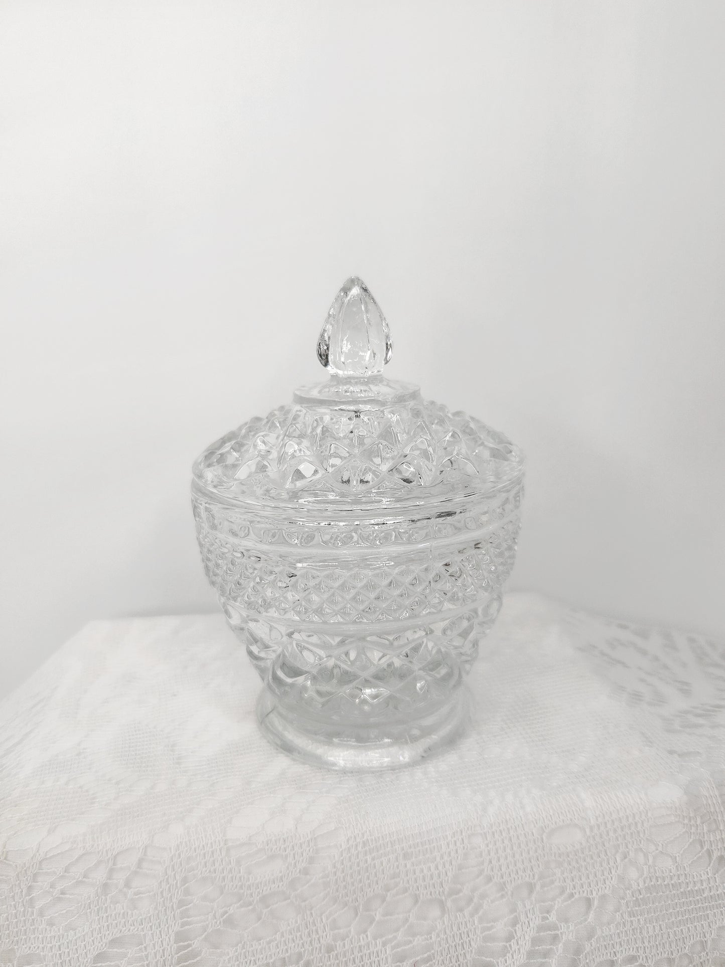 Crystal Sugar Bowl