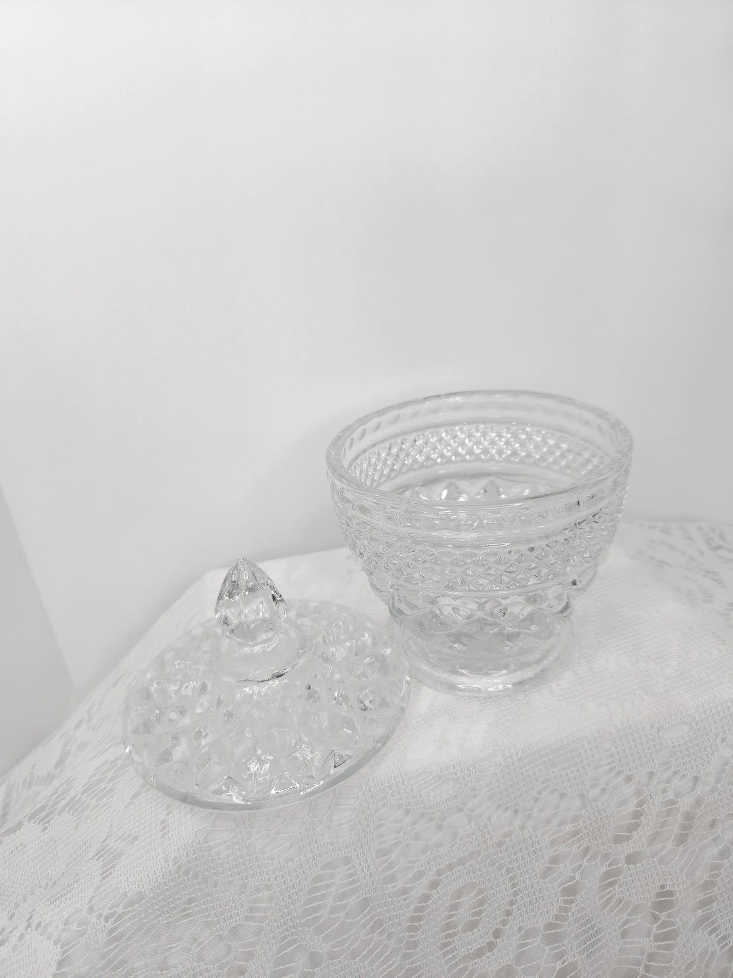 Crystal Sugar Bowl