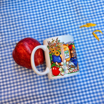 Vintage Apple Barn Mug
