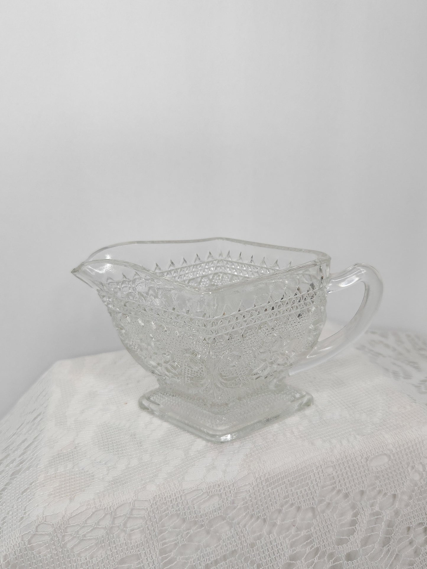 Crystal Creamer Dish